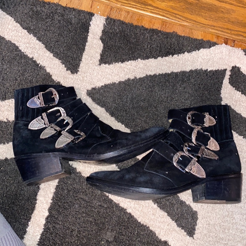 Toga Pulla Black Suede Bootie size EU 38/US 8